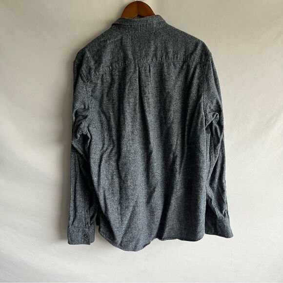 Men's Wallin & Bros Blue Grey Soft Button Down Shirt - Picture 5 of 7